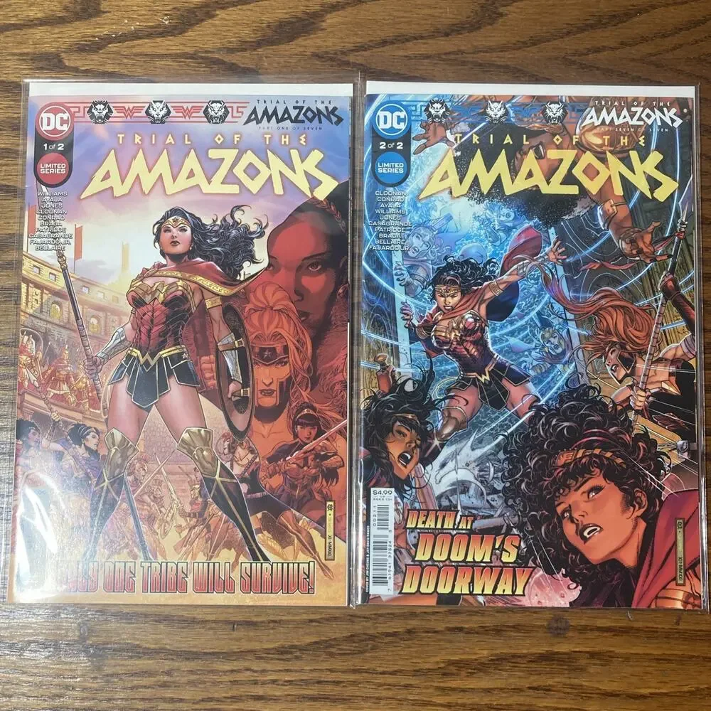 Trial of the Amazons Complete Set DC #1 & 2 Covers A 2022